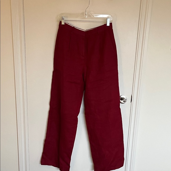 J. Crew Pants - J.Crew Red Linen Women's Pants